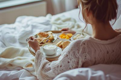 9. Verwöhne sie mit Frühstück im Bett 9. Verwöhne sie mit Frühstück im Bett