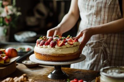 1. Bake a cake with a hidden message inside