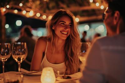 7. Plan een speciale date night en vertel hem het nieuws tijdens het diner of dessert