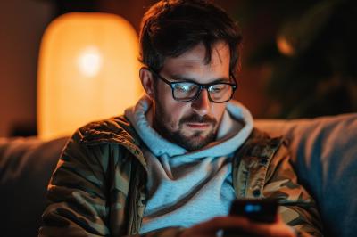 5. Er durchsucht ständig dein Handy
